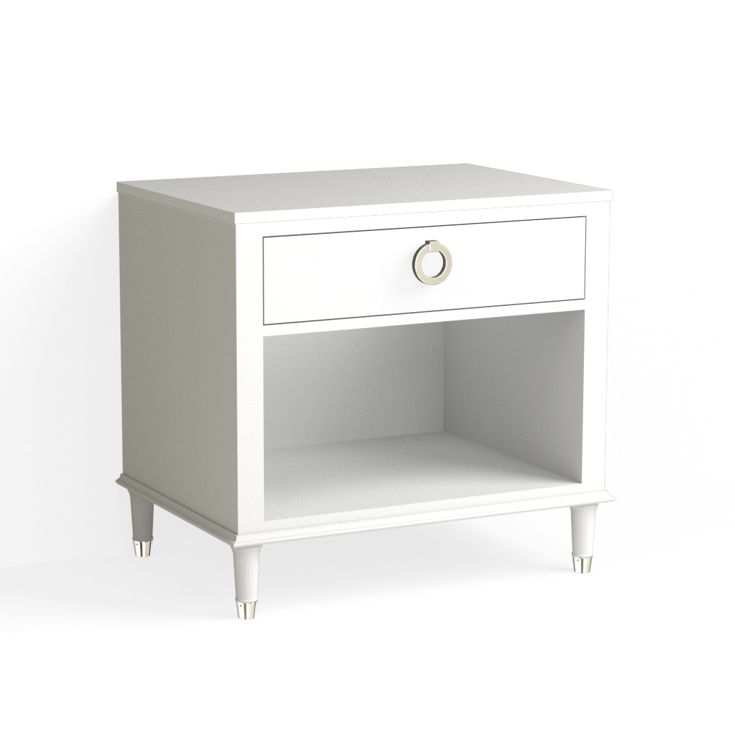 Hayden Open Nightstand-White