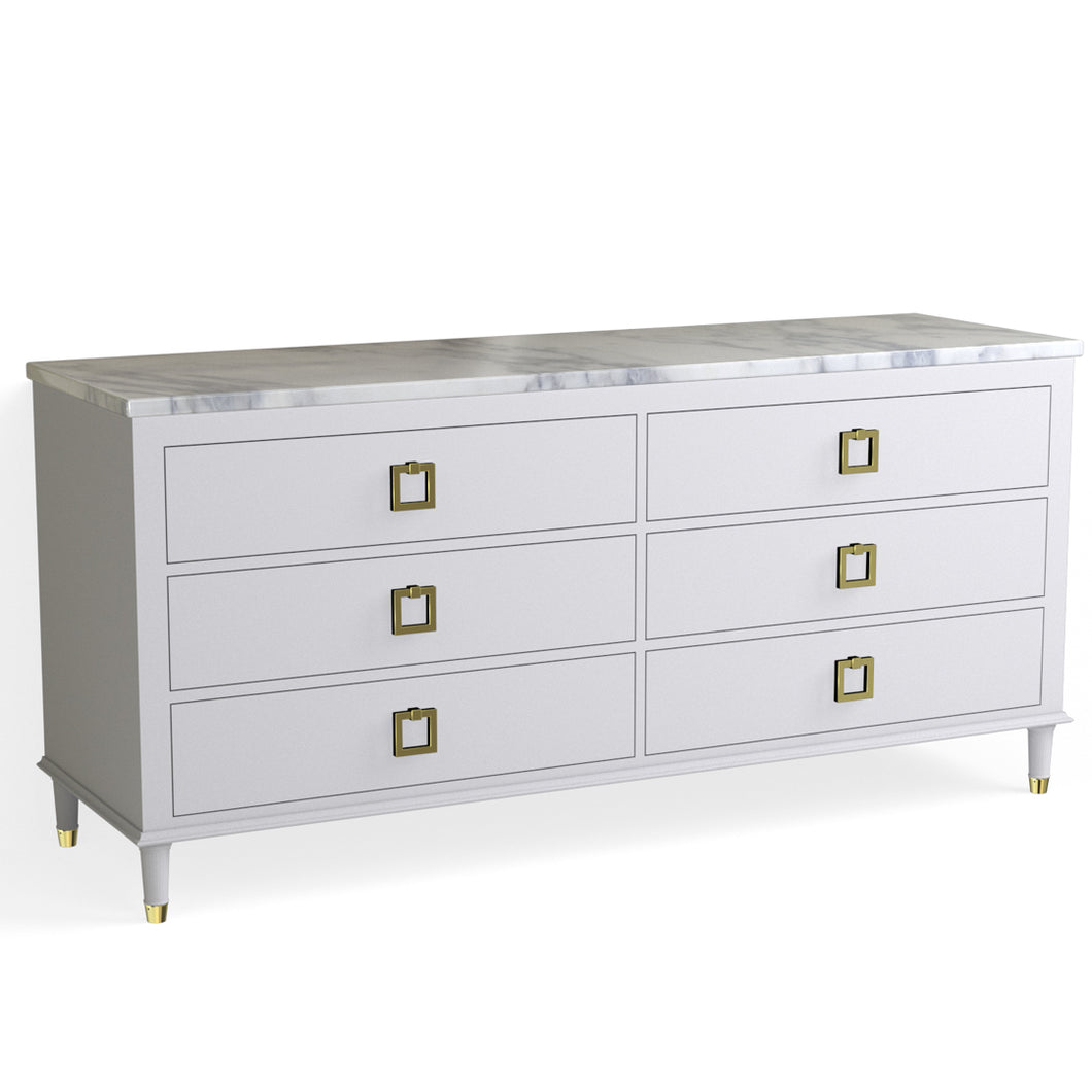 Hayden 6 Drawer Dresser-Silverstream