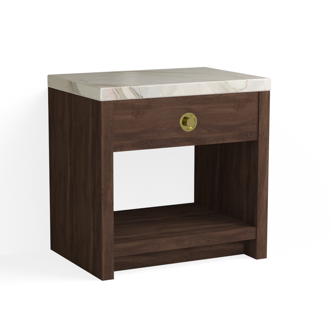Fresco Open Nightstand-English Walnut