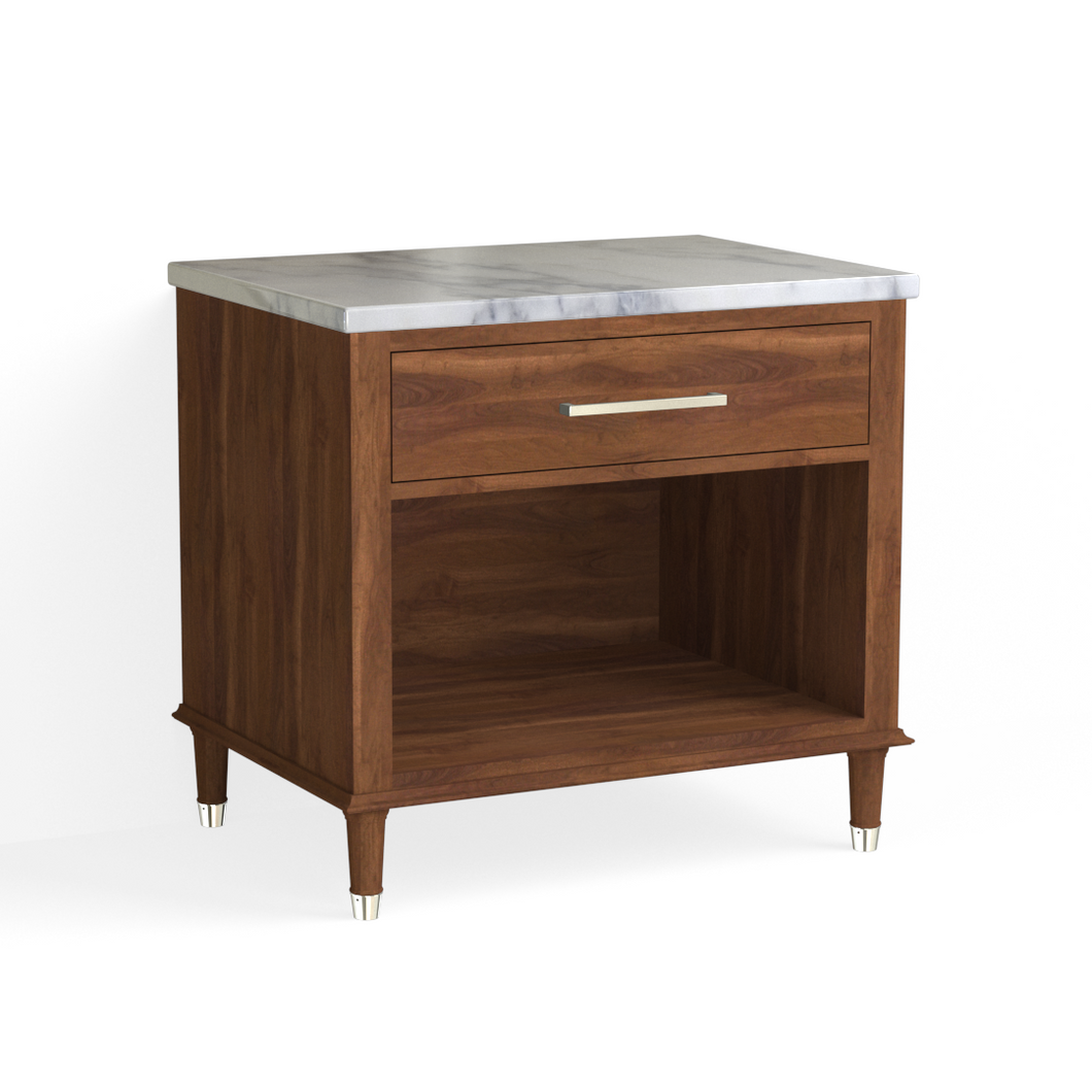 Hayden Open Nightstand-French Walnut