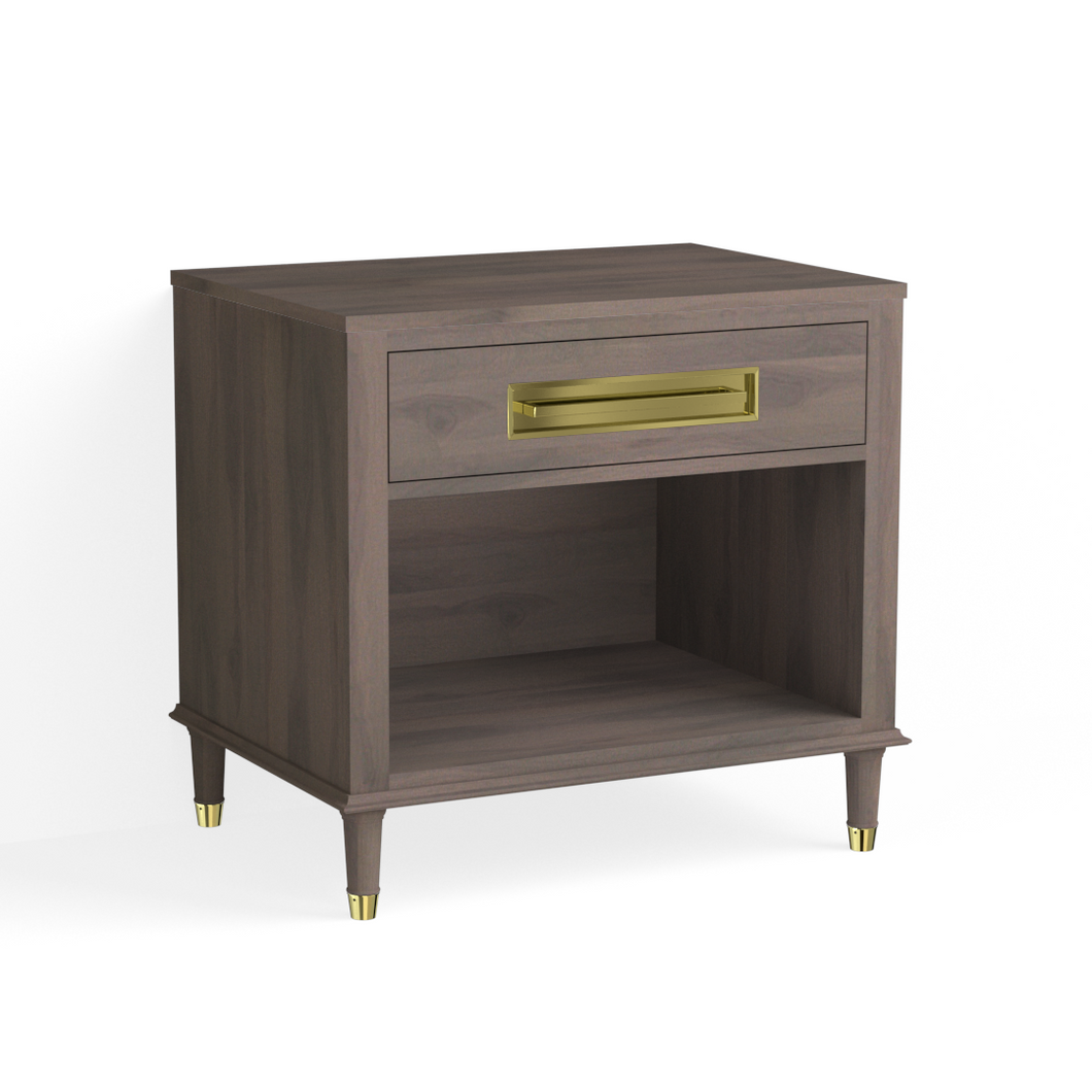 Hayden Open Nightstand-Granite Walnut