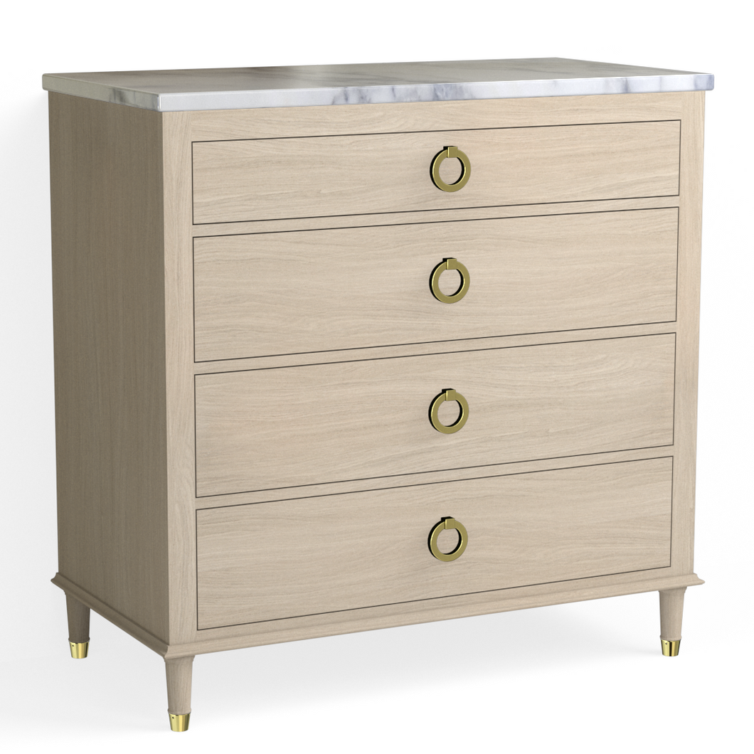 Hayden 4 Drawer Dresser-Cerused Oak