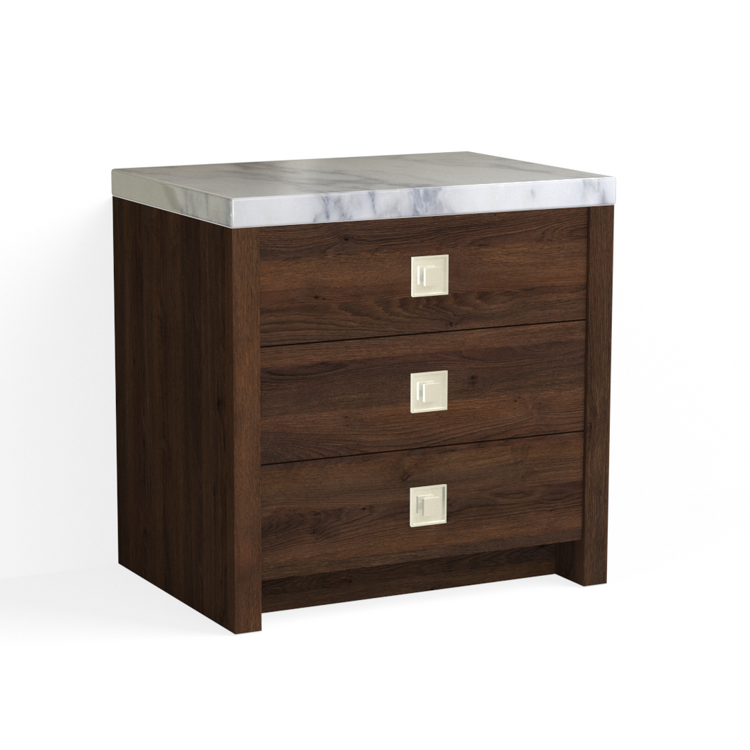 Fresco Closed Nightstand-Russet